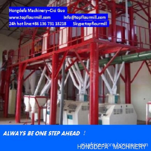 2ton per hour China good quality wheat flour mill